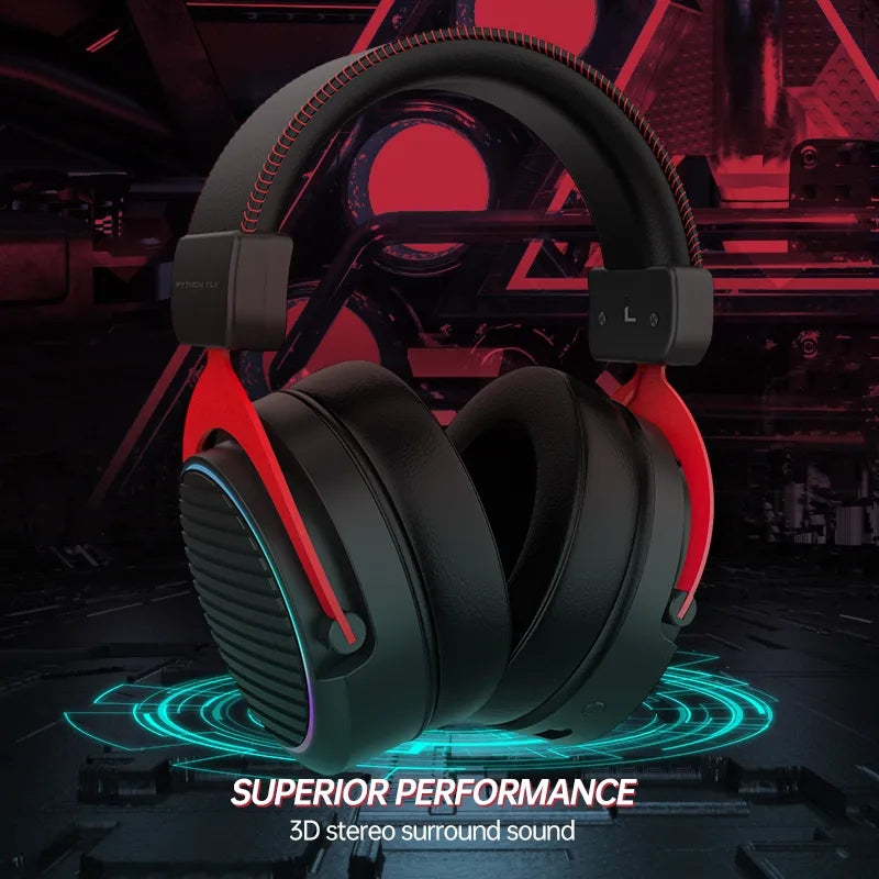 HEADROOM X2PRO 2.4G Wireless Headset 7.1 Sound Gaming Headphone Bluetooth Earphone with RGB Light HEADROOM X2PRO 2.4G Wireless Headset 7.1 Sound Gaming Headphone Bluetooth Earphone with RGB Light